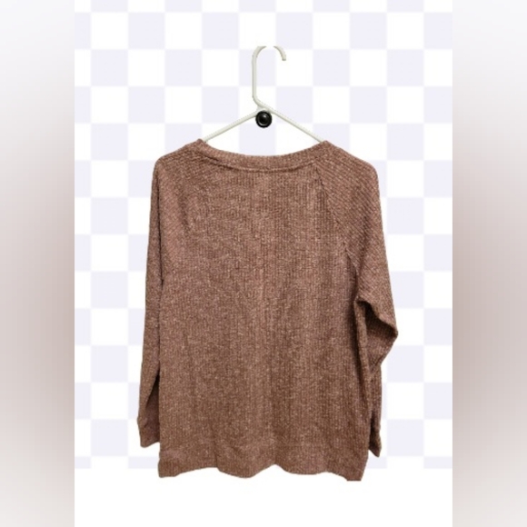 Christopher and Banks 3/4 Sleeve Sweater with Button Detail Size L - Picture 3 of 6